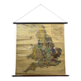 English map from the 1950s