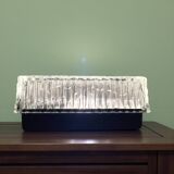 Rectangular glass flush mount ceiling or wall light