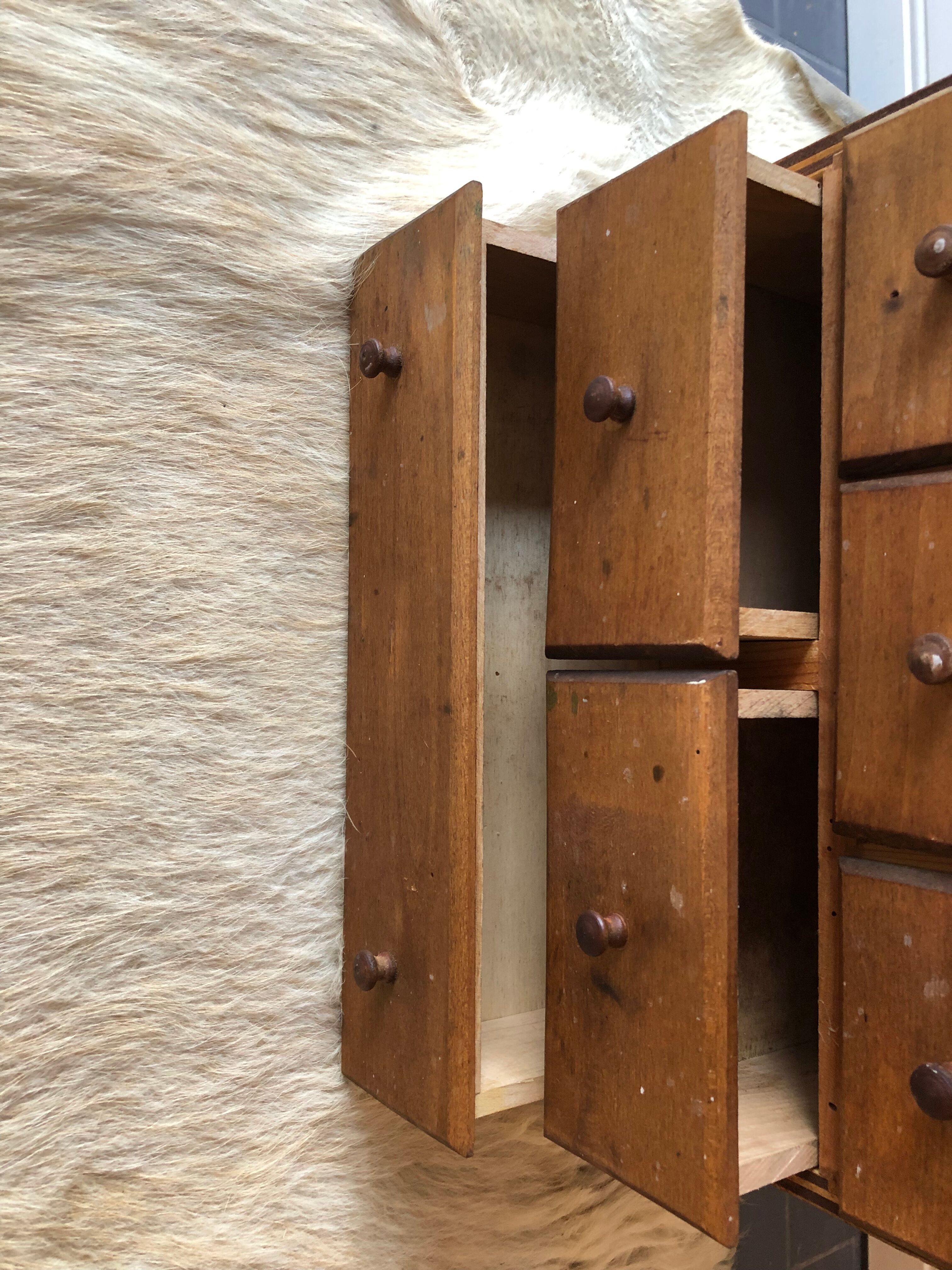 Furniture of old craft, 21 drawers