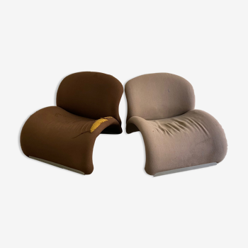 Pair of armchairs F574 of Pierre Paulin for Artifort