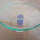 Montana glass footed bowl.Postmodern design