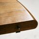 CJ Rosengaarden oak dining set, Set of 7