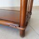 Vintage bamboo and rattan standing shelf