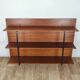60s wall bookcase shelf