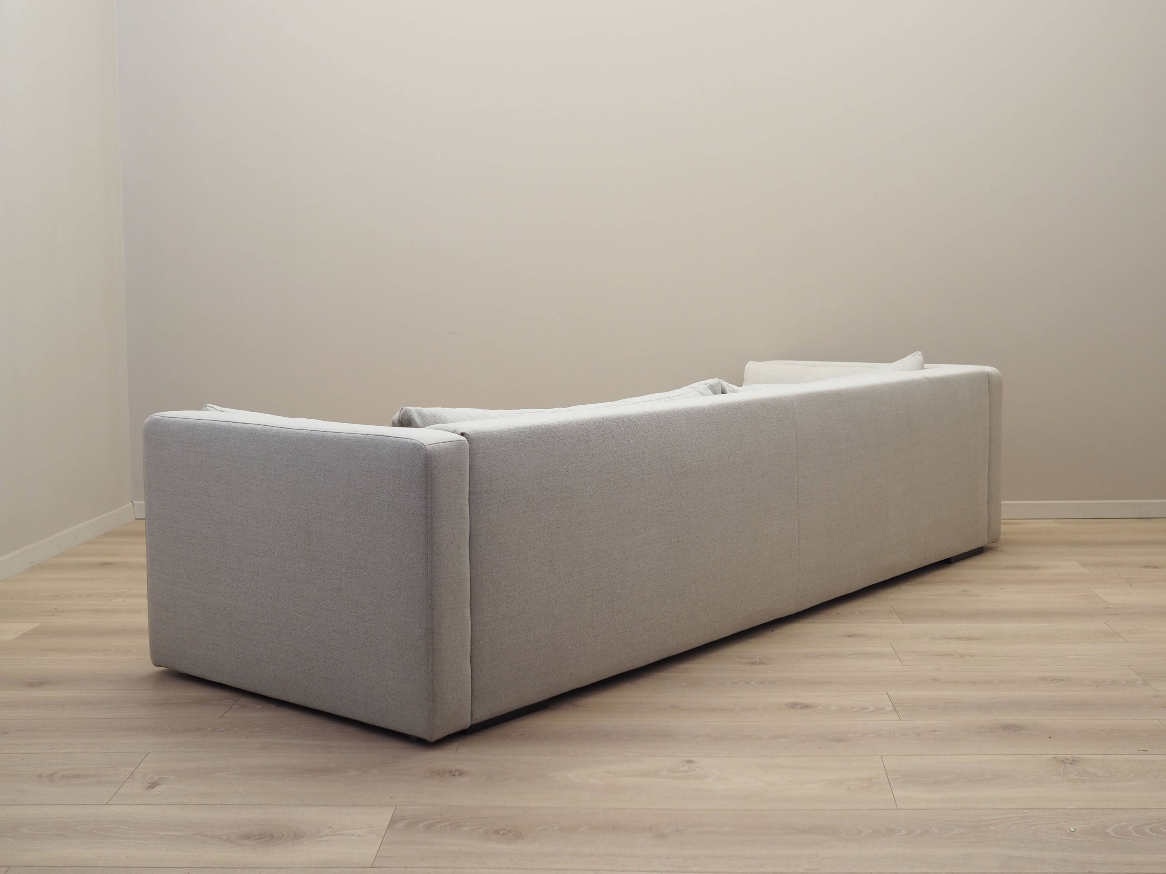 Grey sofa, Scandinavian design, 00s