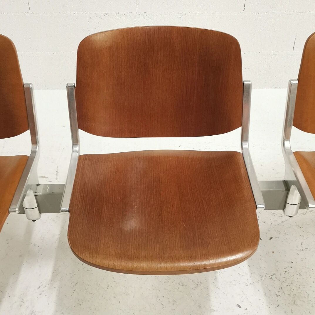 Bench 4 places, Giancarlo Piretti, Anonima Castelli, 1970