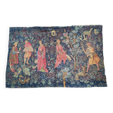 Reproduction par Artis Flora d’une tapisserie murale Noble Pastorale ou Cueillette des fruits XVI