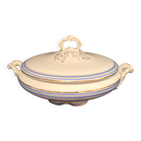 Vegetable dish or soup tureen in Onnaing earthenware A524