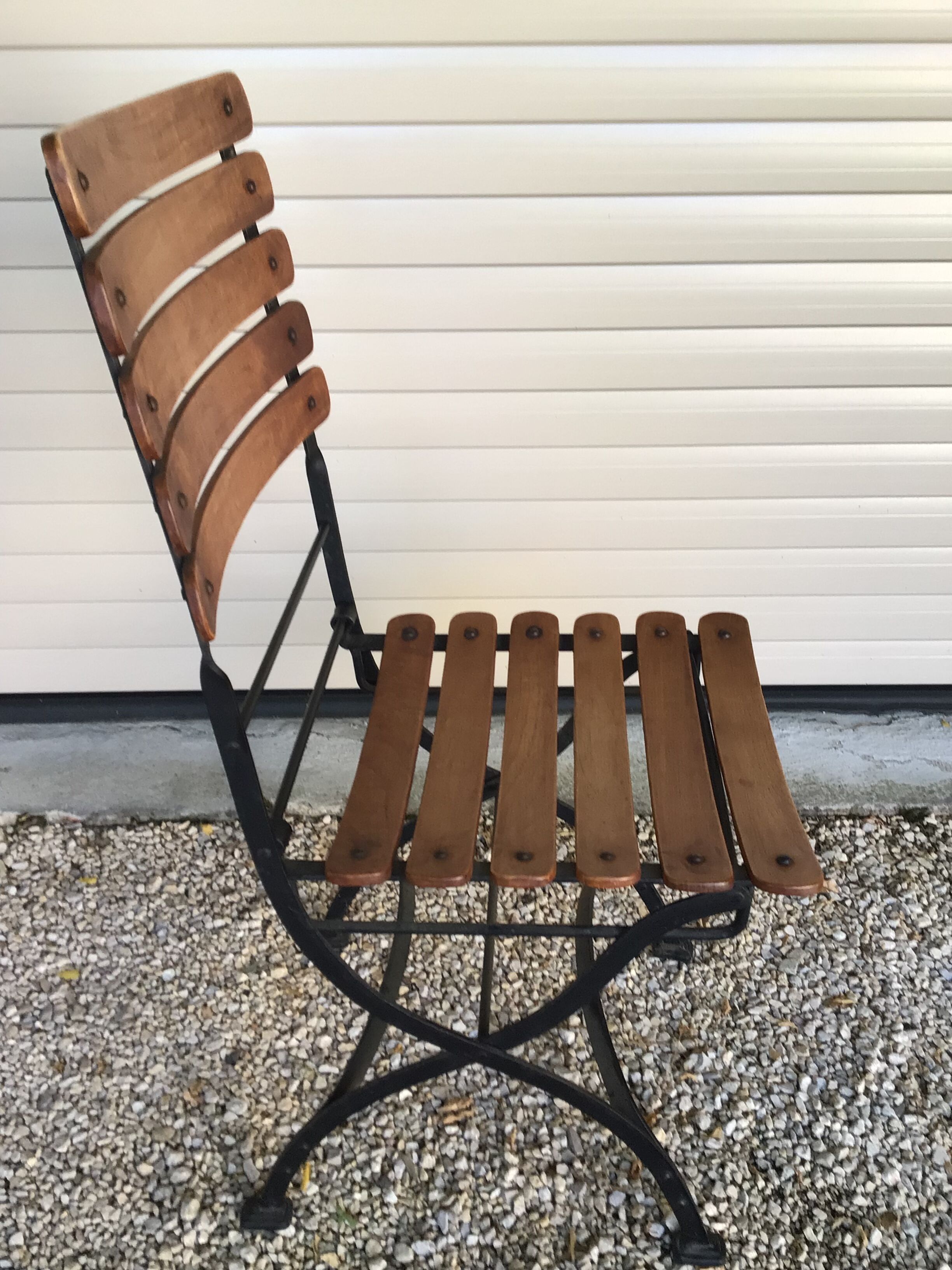 Retro garden chairs