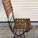 Lot chaises de jardin rétros