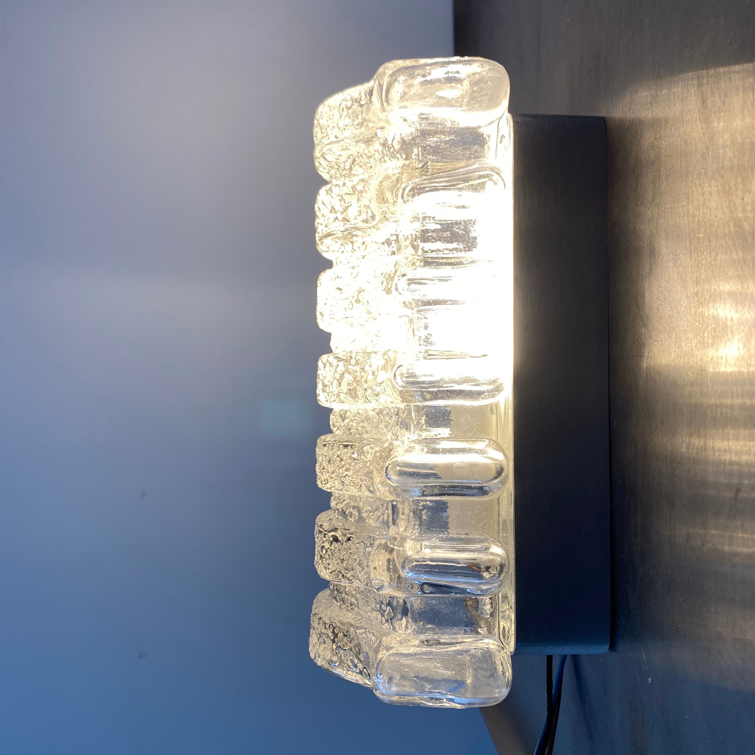 Lot 2 old vintage Limburg wall lamps