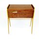 Rosewood and oak sewing bakste, Sweden, 1960