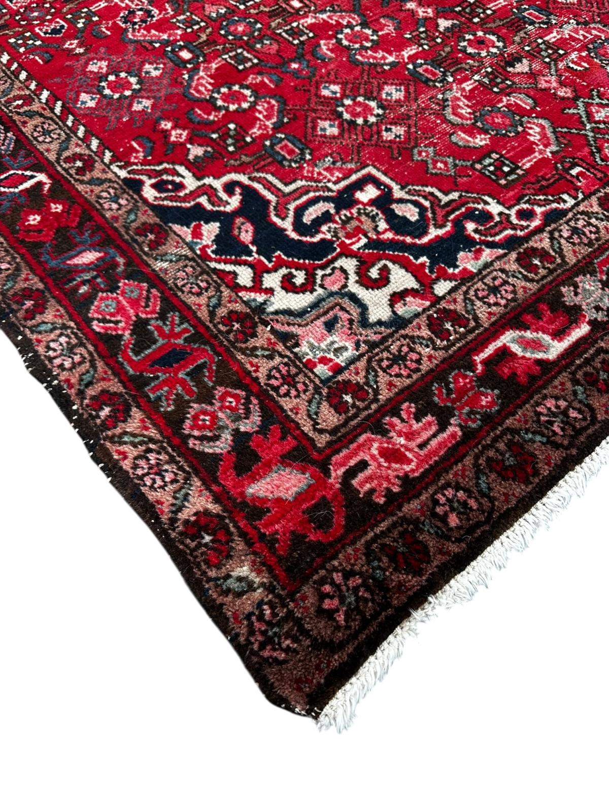 Handmade Hamadan rug 210cm x 130cm