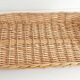 French Provence Large Wicker Basket Tray, Handwoven in France, Late 20th-C