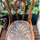Pair of Bauman bistro chairs - Art Nouveau