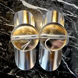 Pair of oscar torlasco wall lights, murano glass, italy, 1970