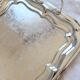 Vintage silver-plated service tray – Handles