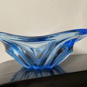 Blue Murano fruit bowl