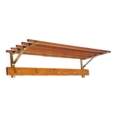 Portemanteau scandinave avec étagère
