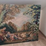 Tapestry "the sleeping shepherdess"