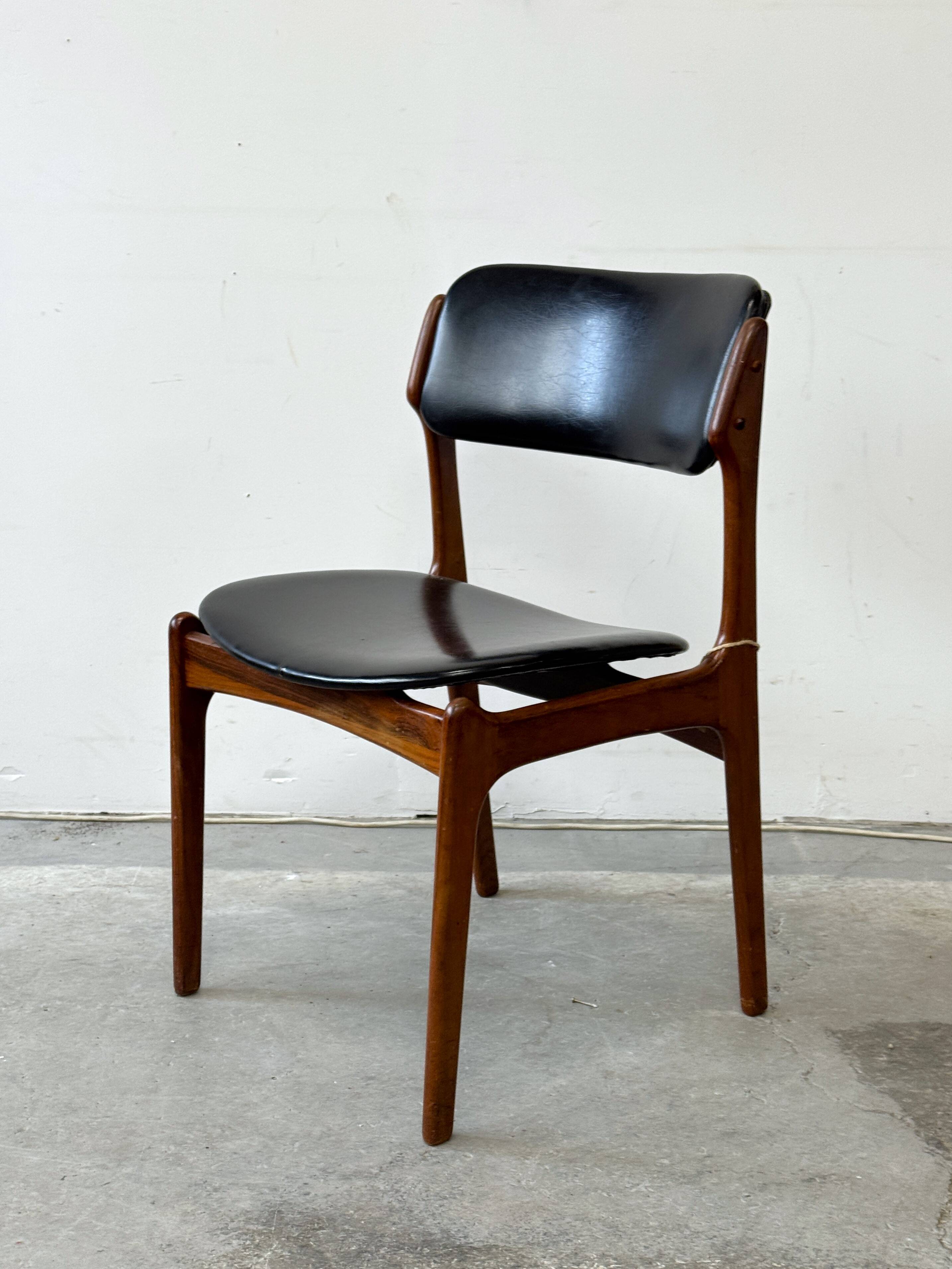 Teak Chair, Model OD49, E. Buch, Denmark 1960s/1970s
