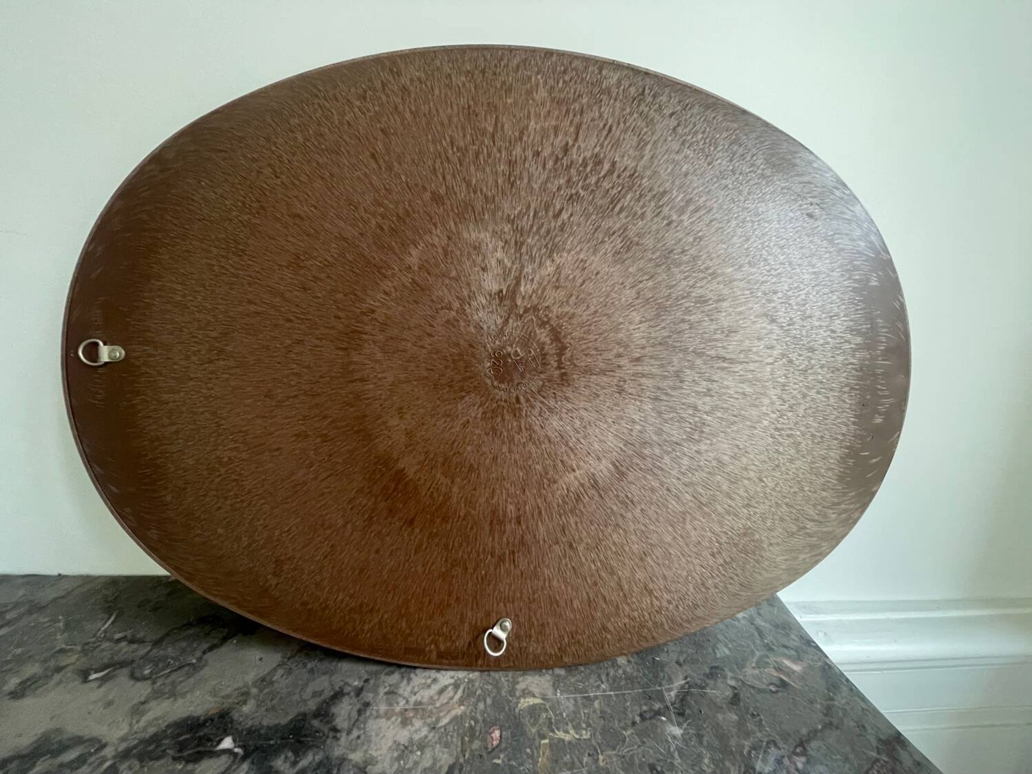 Syla vintage oval mirror