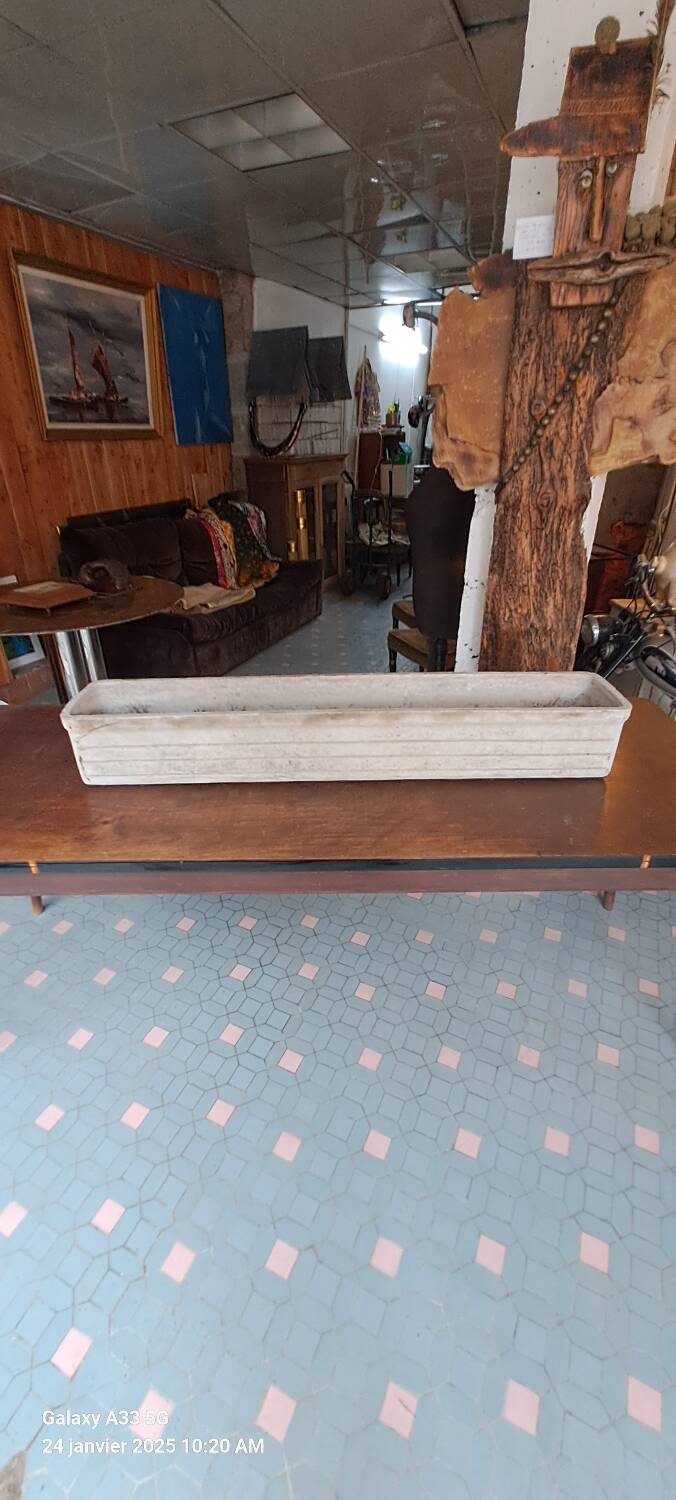 Large vintage modernist planter