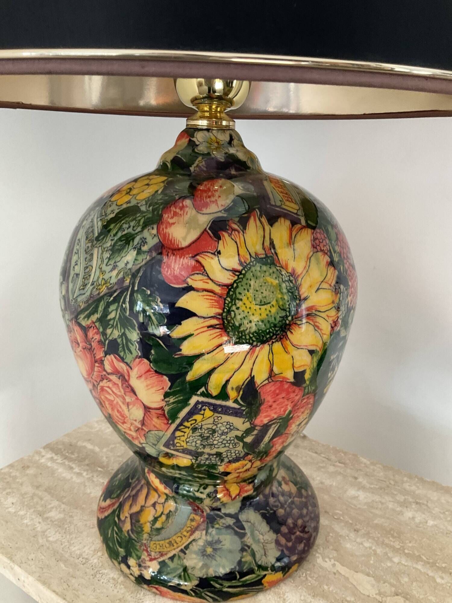 Vintage ceramic lamp from the 70s