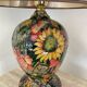 Vintage ceramic lamp from the 70s