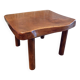 Brutalist coffee table in solid wood