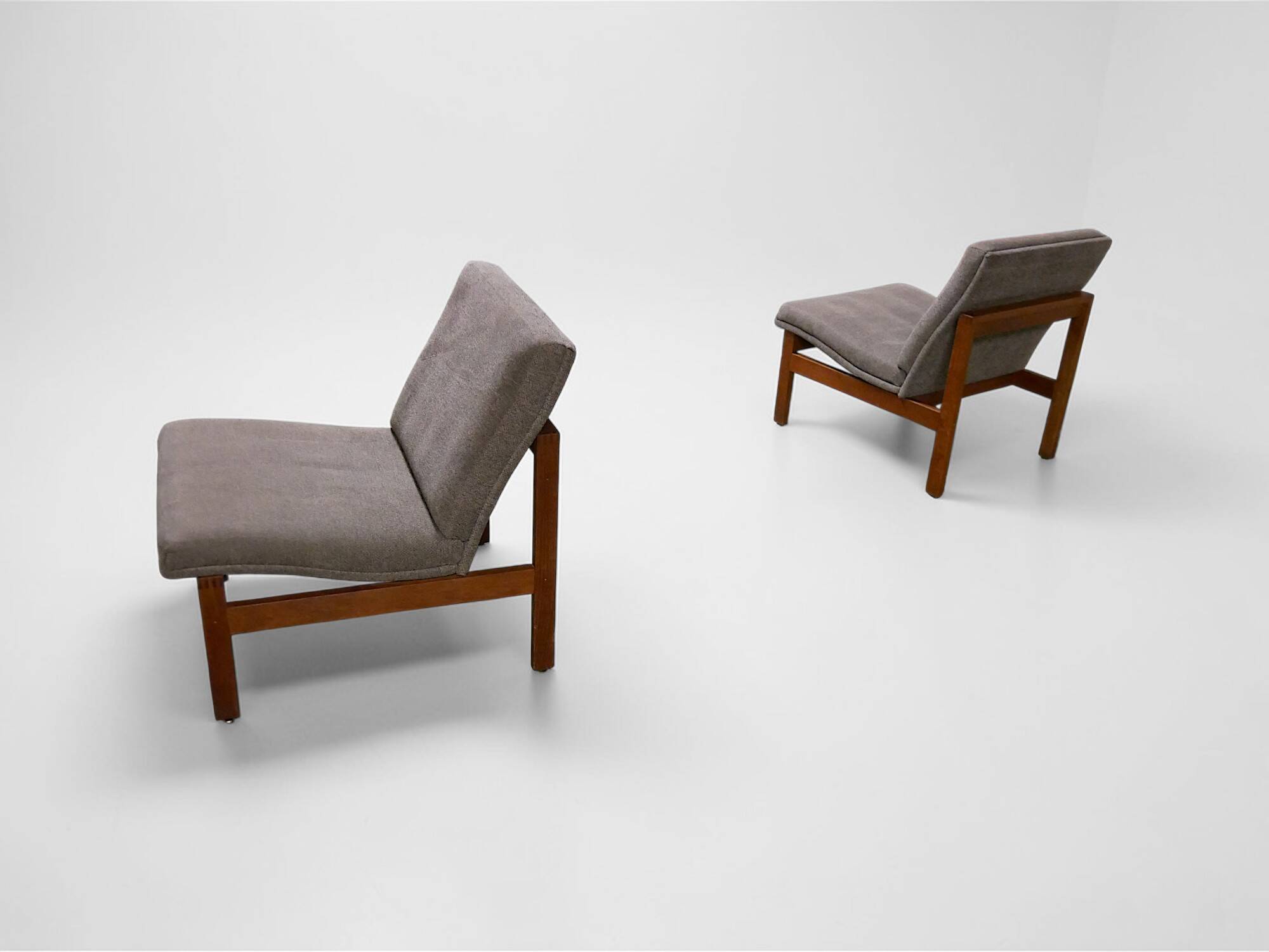 Pair of teak armchairs by France & Son - vintage 1960.