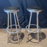 Pair of bar stools by Joan Casas I Ortinez for Indecasa