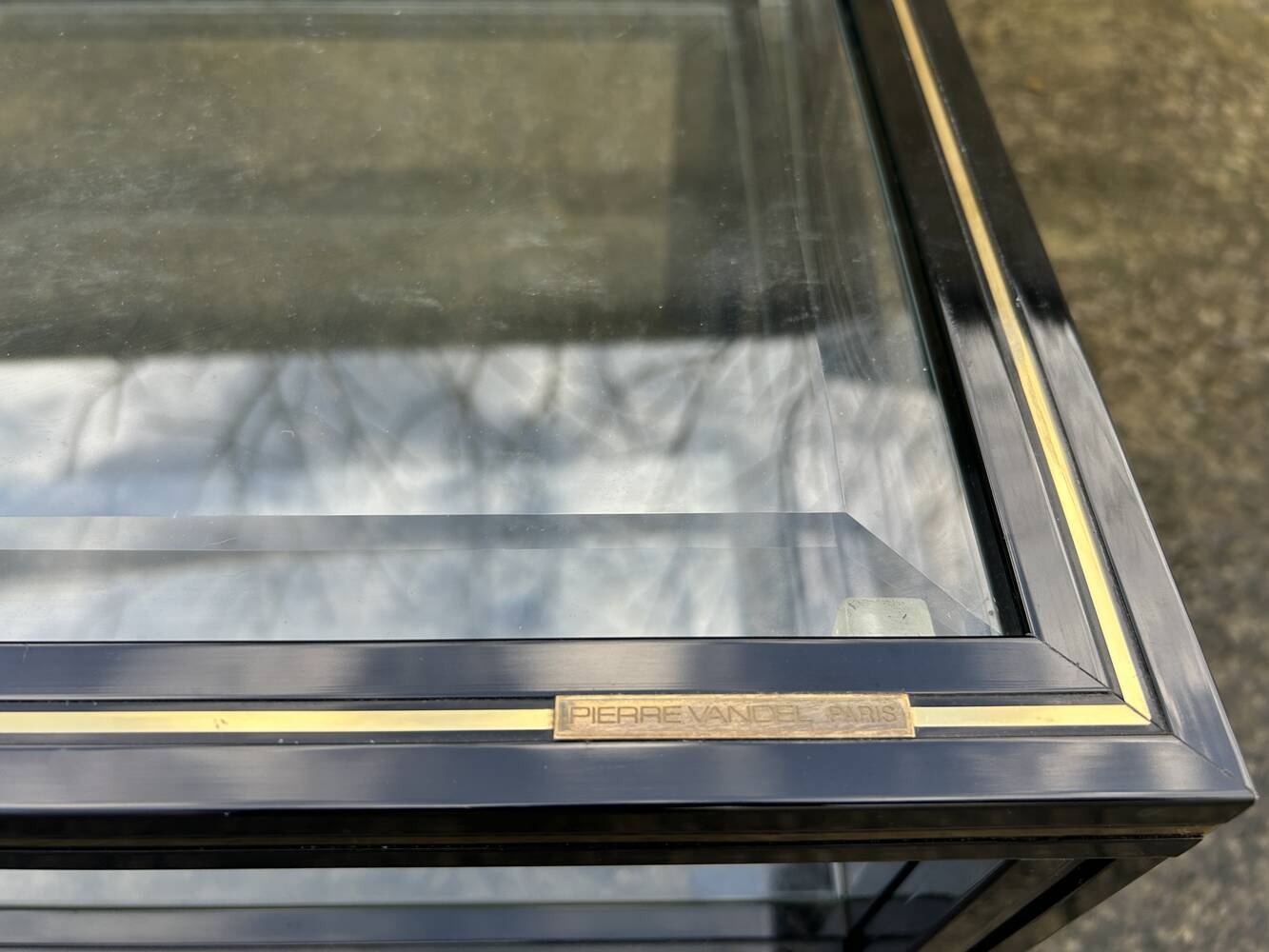 Pierre Vandel coffee table, Hollywood Regency model, vintage, 70s