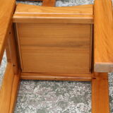 Pair of brutalist bedside tables