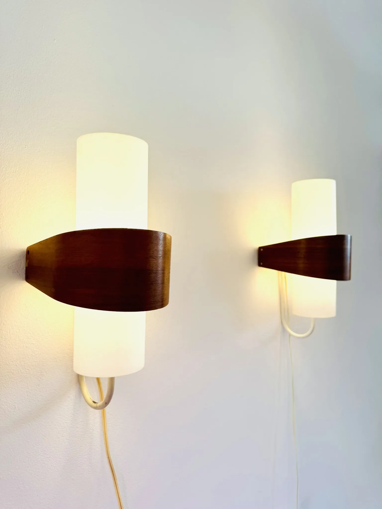 Nx40 Wall Lamps By Louis Kalff For Philips, The Netherlands, 1950S