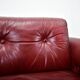 Pair of vintage leather armchairs , Czechoslovakia 1970s