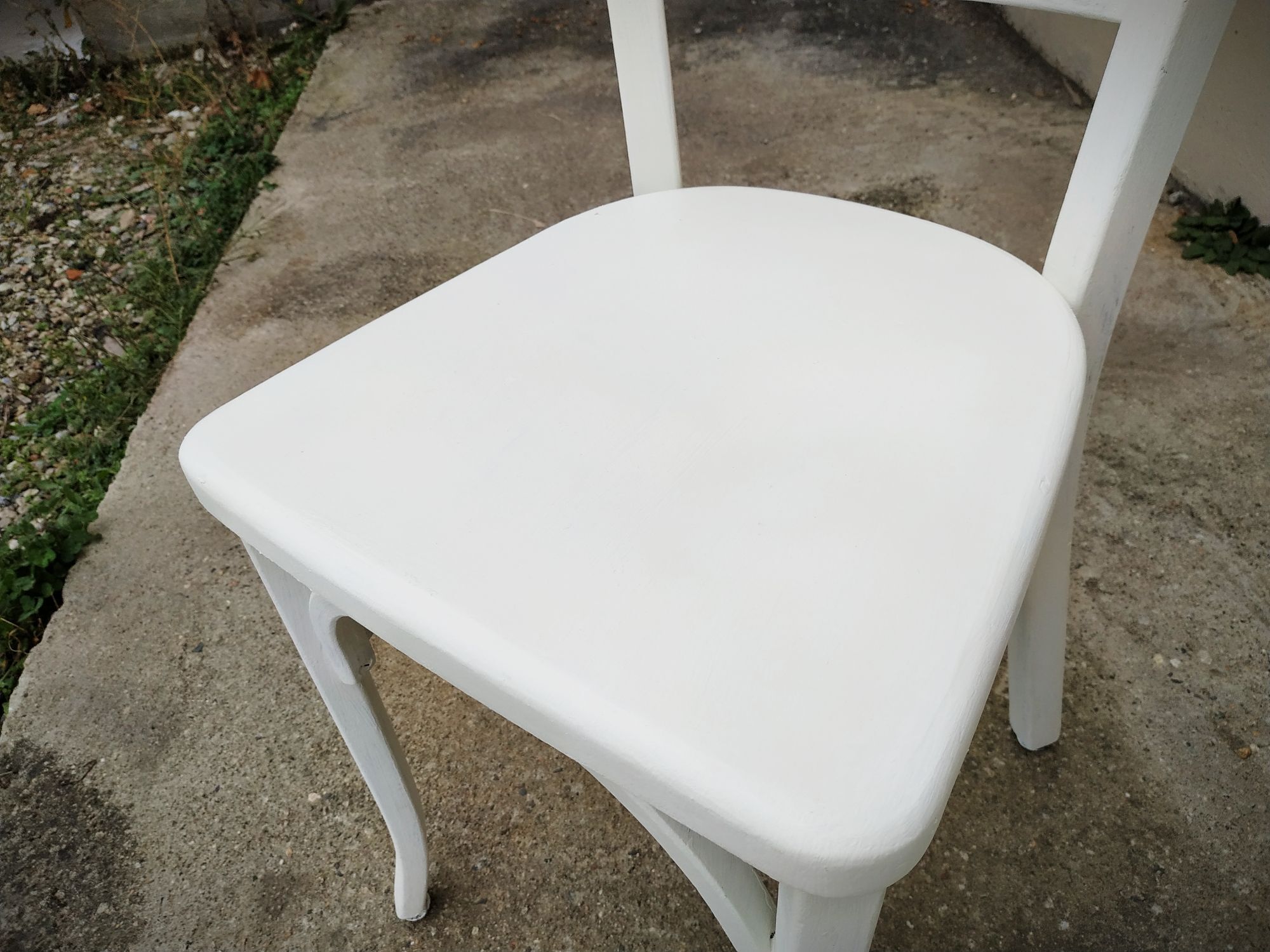 Series of 5 Baumann bistro chairs