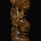 Oak Torso Column, 18th Century