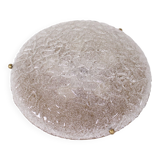 Large round Kaiser glass ceiling lamp