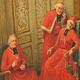 Signed Antique French Oil Painting – Cardinals in Luxurious Setting, 19th C