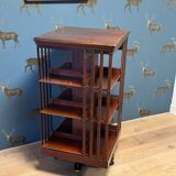 Antique revolving bookcase