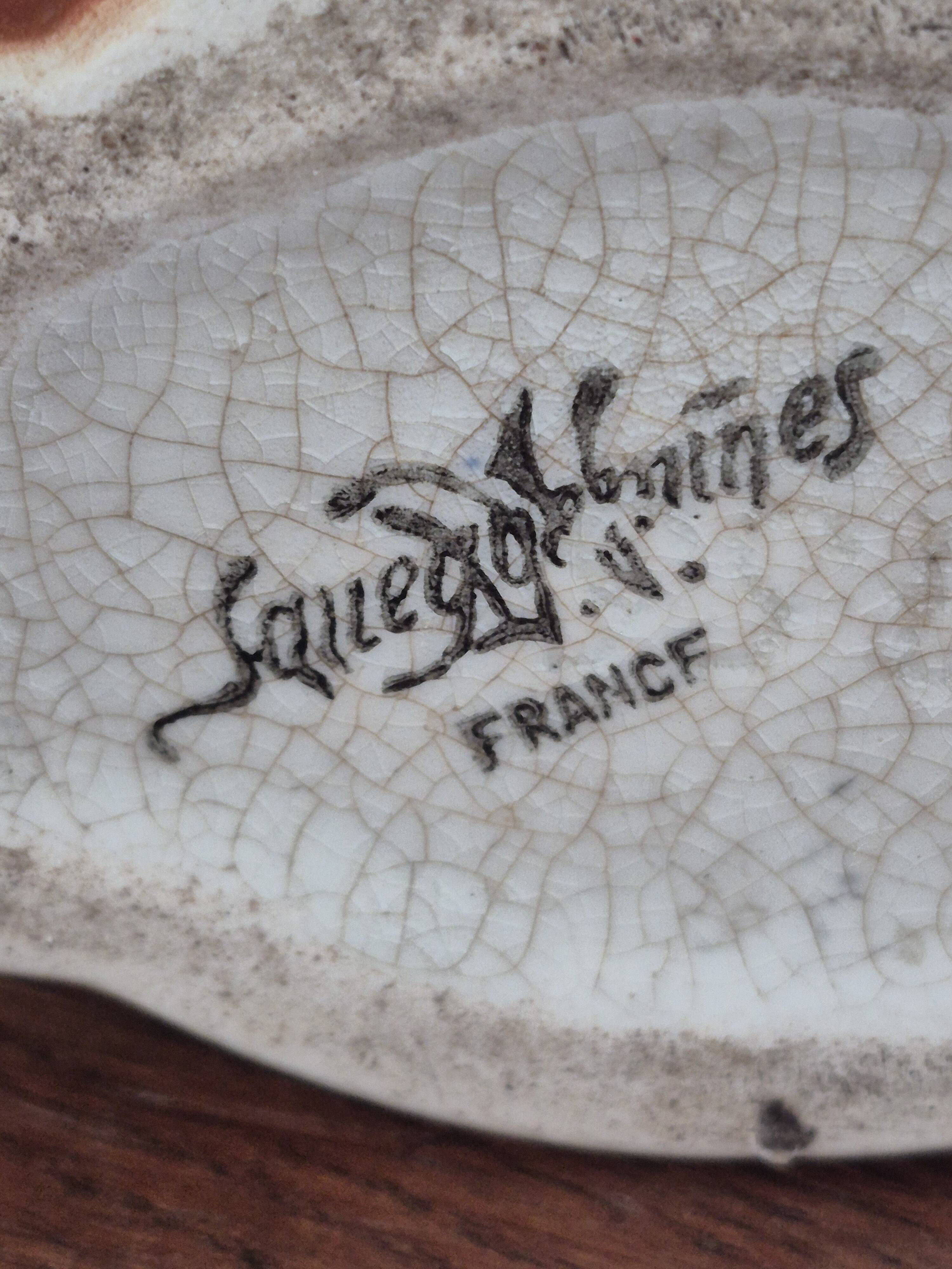 Sarreguemines ART DECO Vase 1935-40 Rare