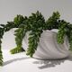 Salad bowl / cache vintage shell pot in earthenware