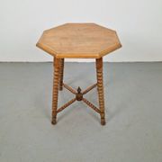 Vintage Dutch Bobbin Side Table, 1930s