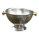 Large Aluminium Champagne Ice Bucket with Gold Tone Handles