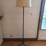Floor lamp wrought iron ironwork art 60s