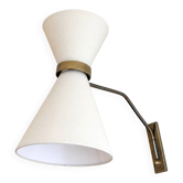 Applique orientable dans le style Maison Lunel