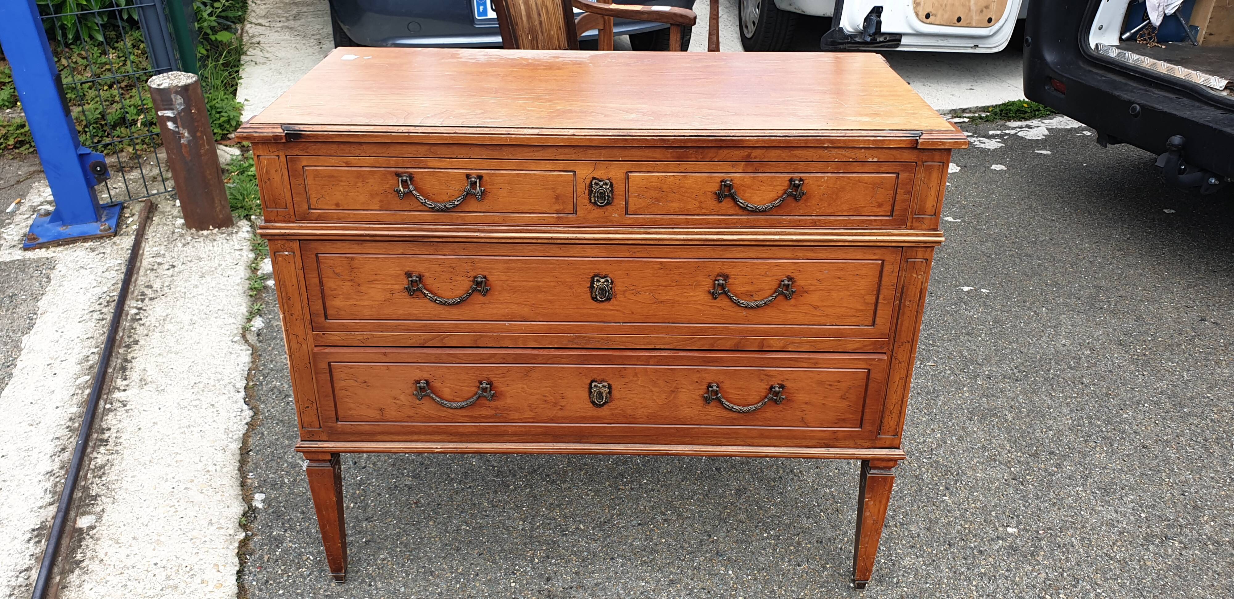 Chest of drawers louis xvi 4 drawers