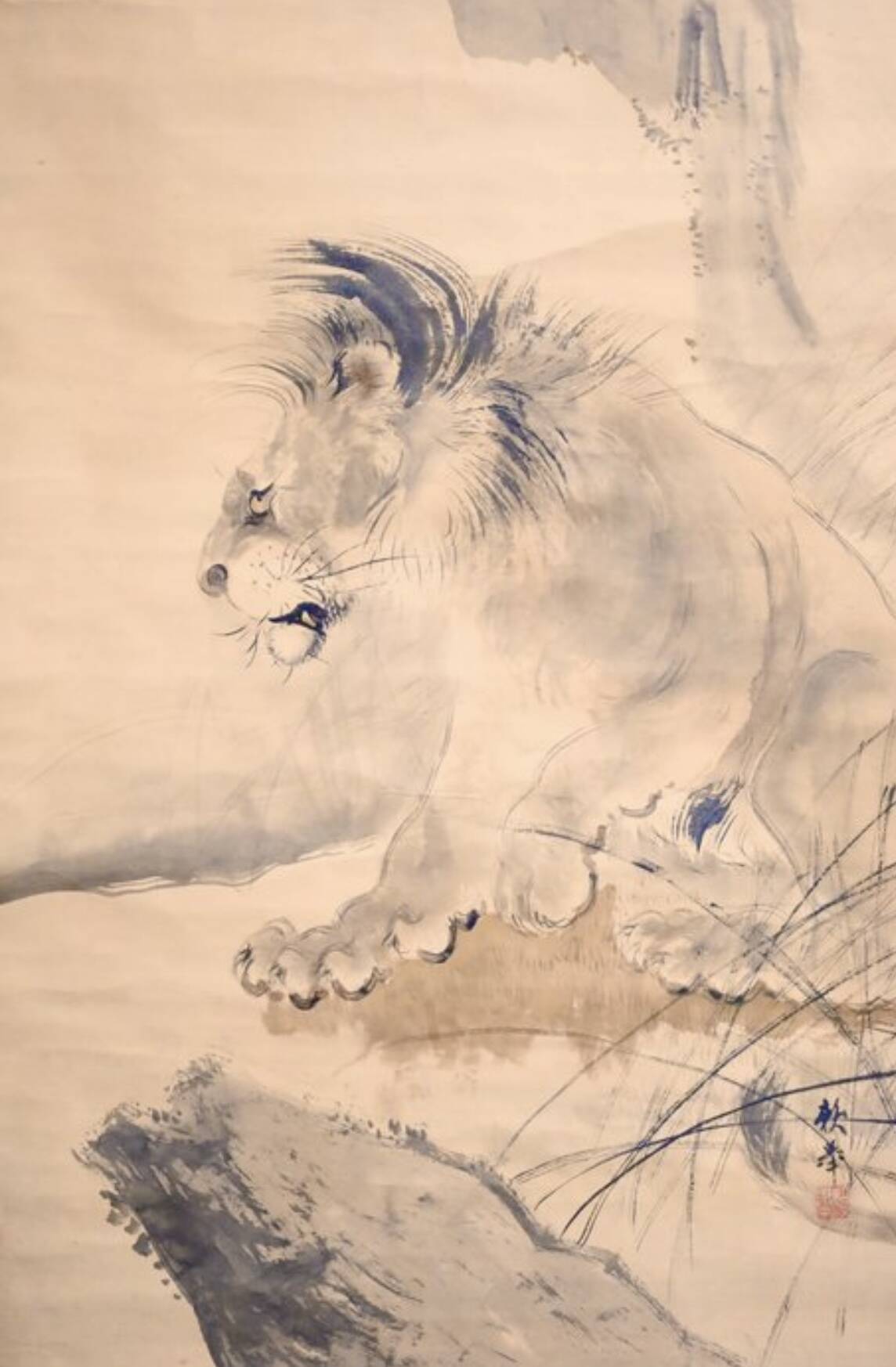Lion - Japan - Signed Wada Raikyo (1896-1939)