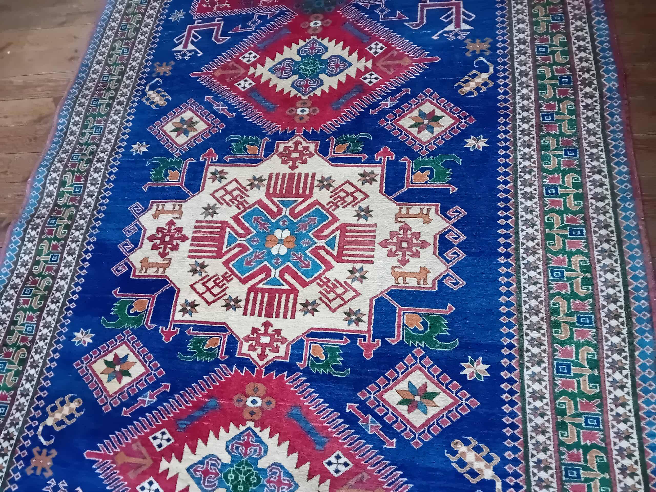 Handmade Chechen Caucasian Rug 234x175cm